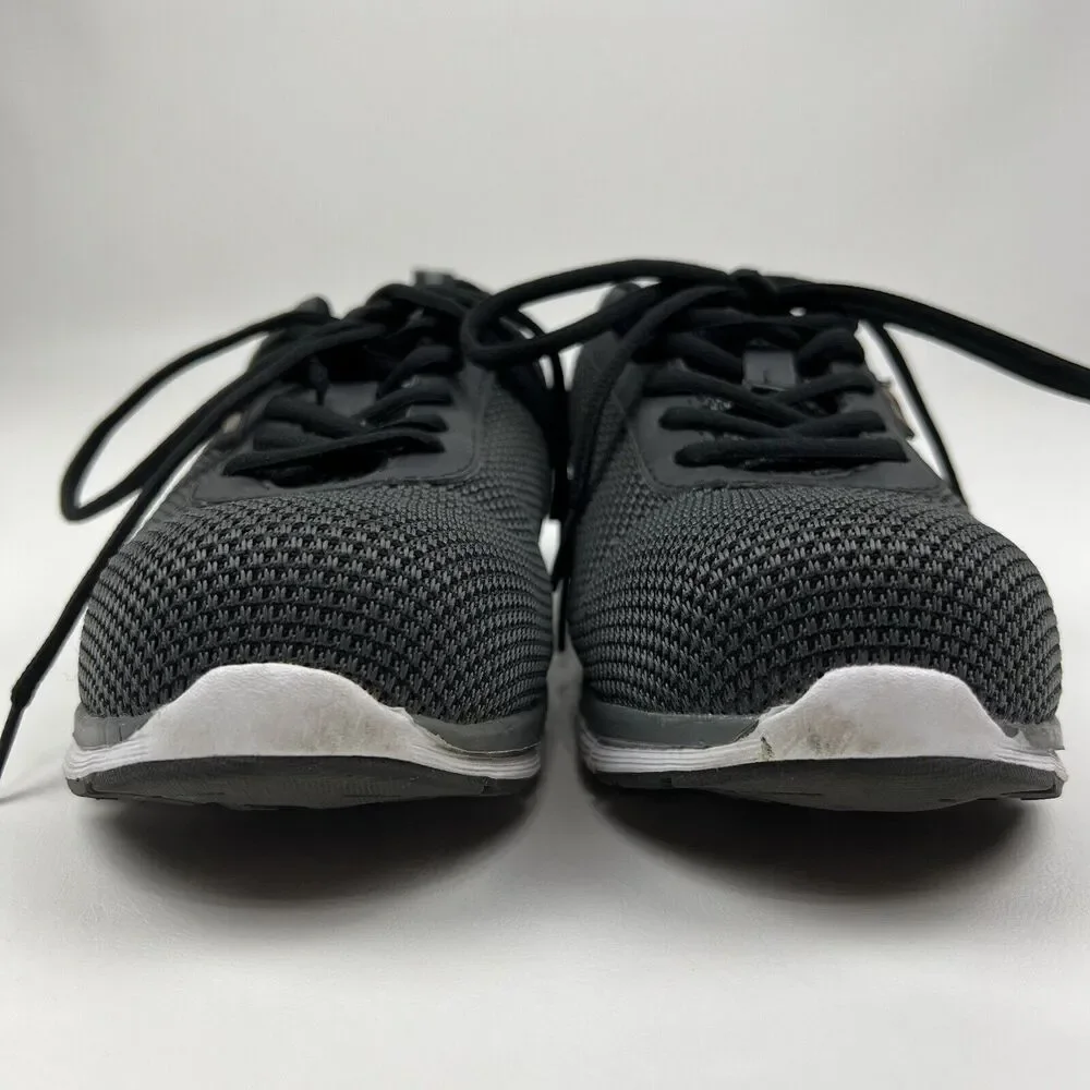 LARNMERN Safety Shoes Sneakers Steel Toe Anti Smash Lace Up Black Women’s Sz 5.5